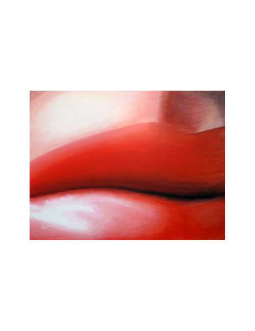 Hot Lips, oil on canvas